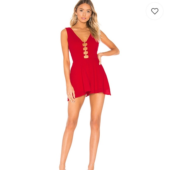 NWT Bentley Red Romper - Picture 1 of 8